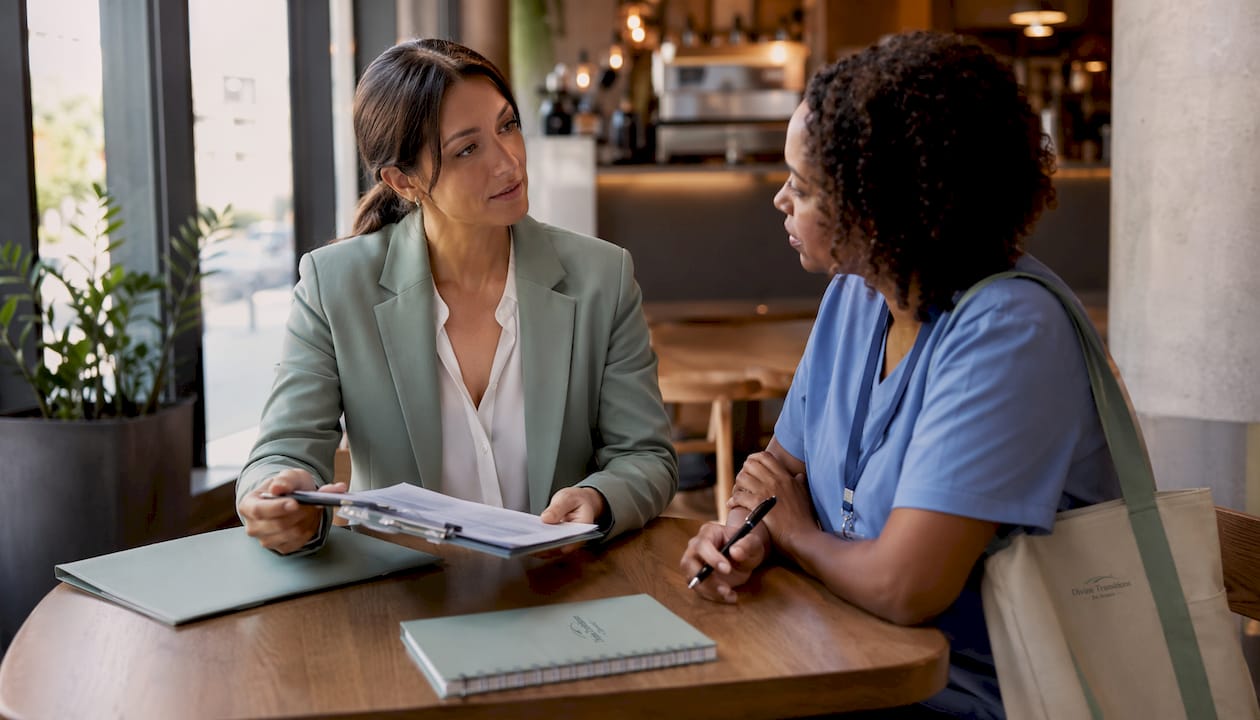 Placement specialist coordinating hospital discharge