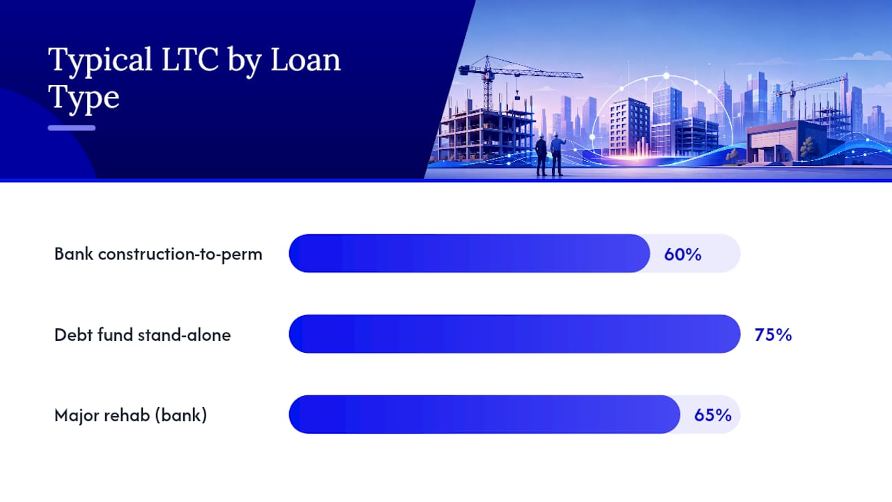 Diagram comparing loan types on LTC, pricing, close speed, recourse