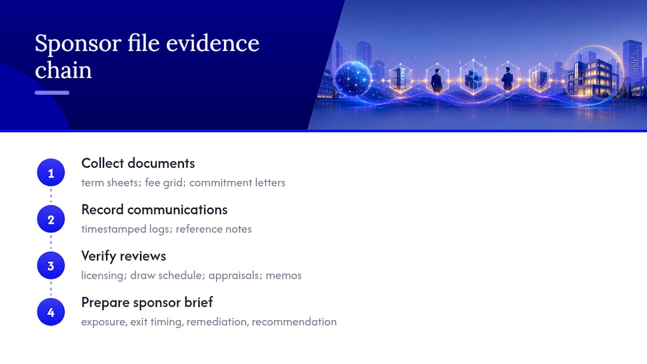 Sponsor file evidence chain and briefing points