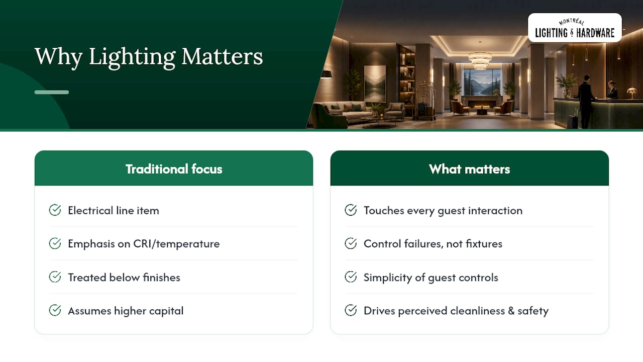 Why Lighting Deserves More Budget Than Most Owners Give It — overview diagram