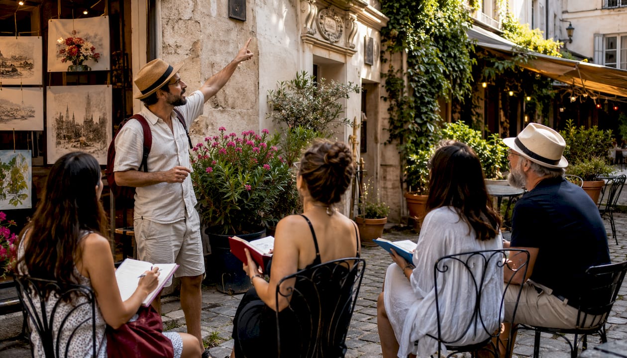 Visite guidée dans les ruelles pittoresques de Montmartre