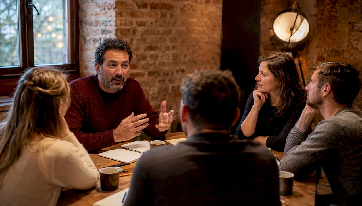 Animation d’un atelier d’équipe en intérieur à Paris