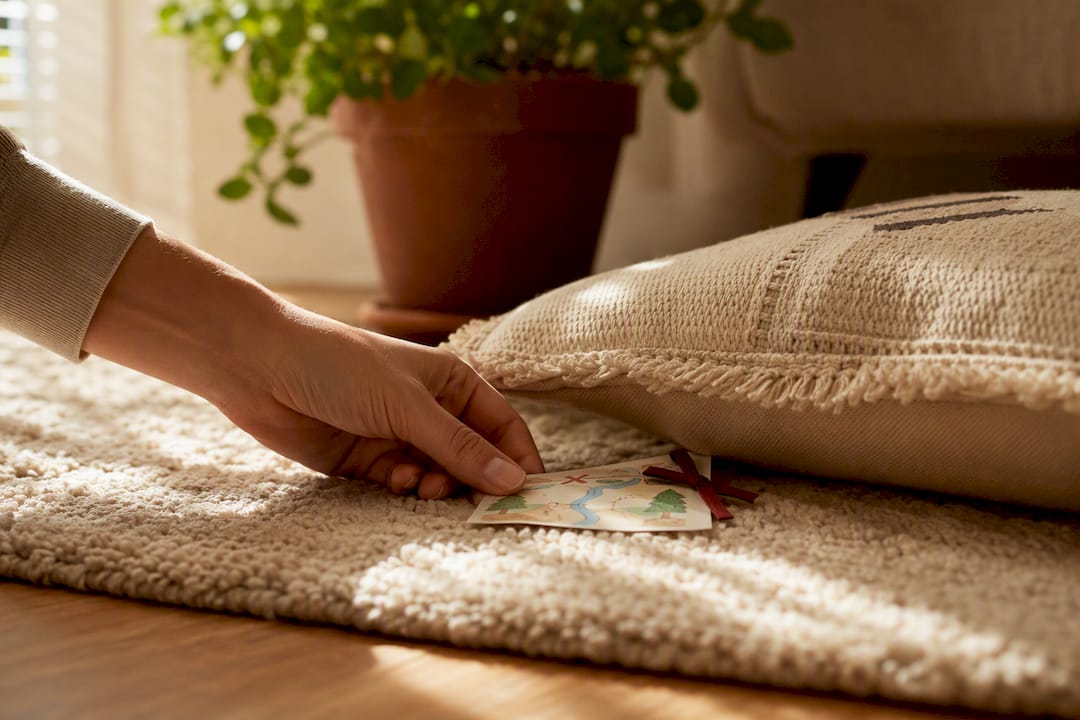 Un indice caché sous un coussin à portée de main