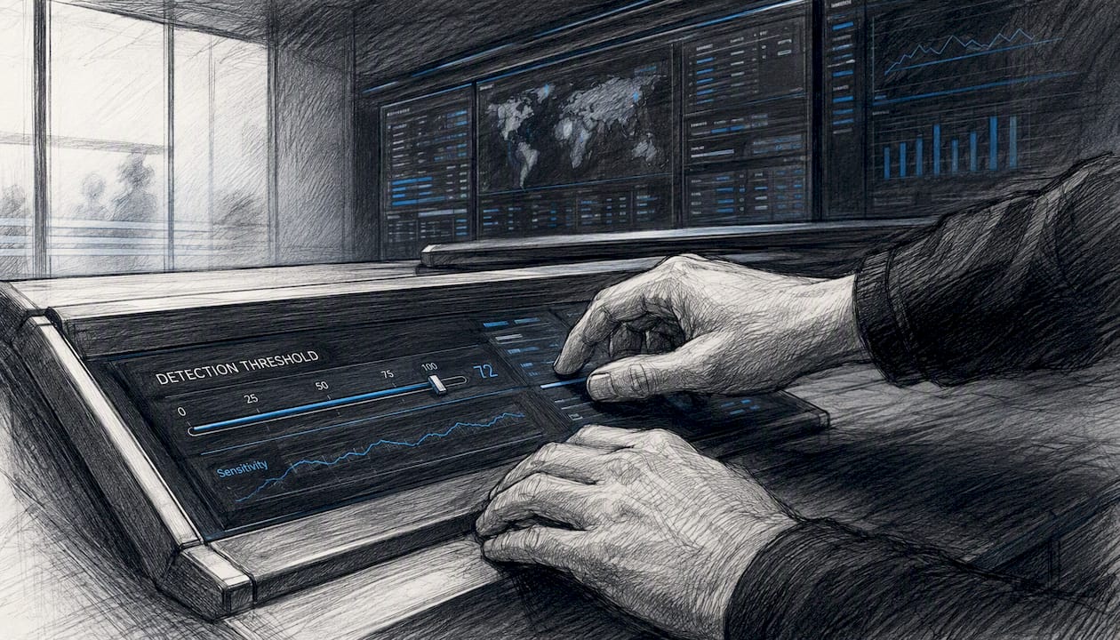 Hands adjusting detection threshold control