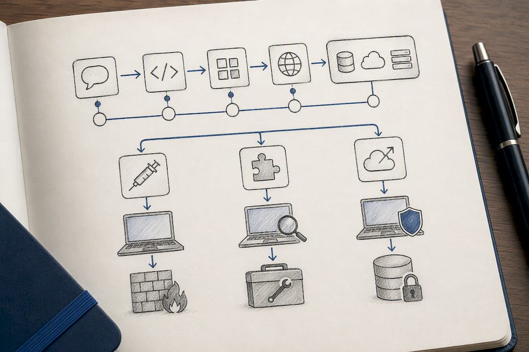 AI incident evidence chain and response paths