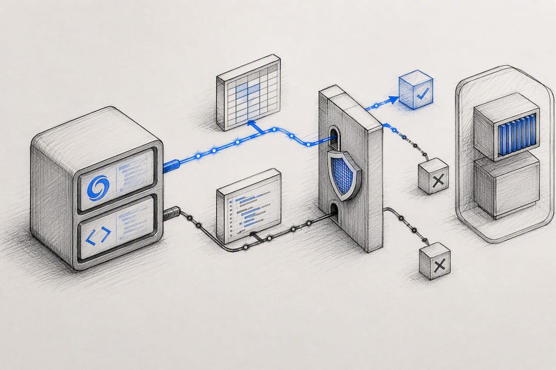 AI tools, data paths, and MCP boundary