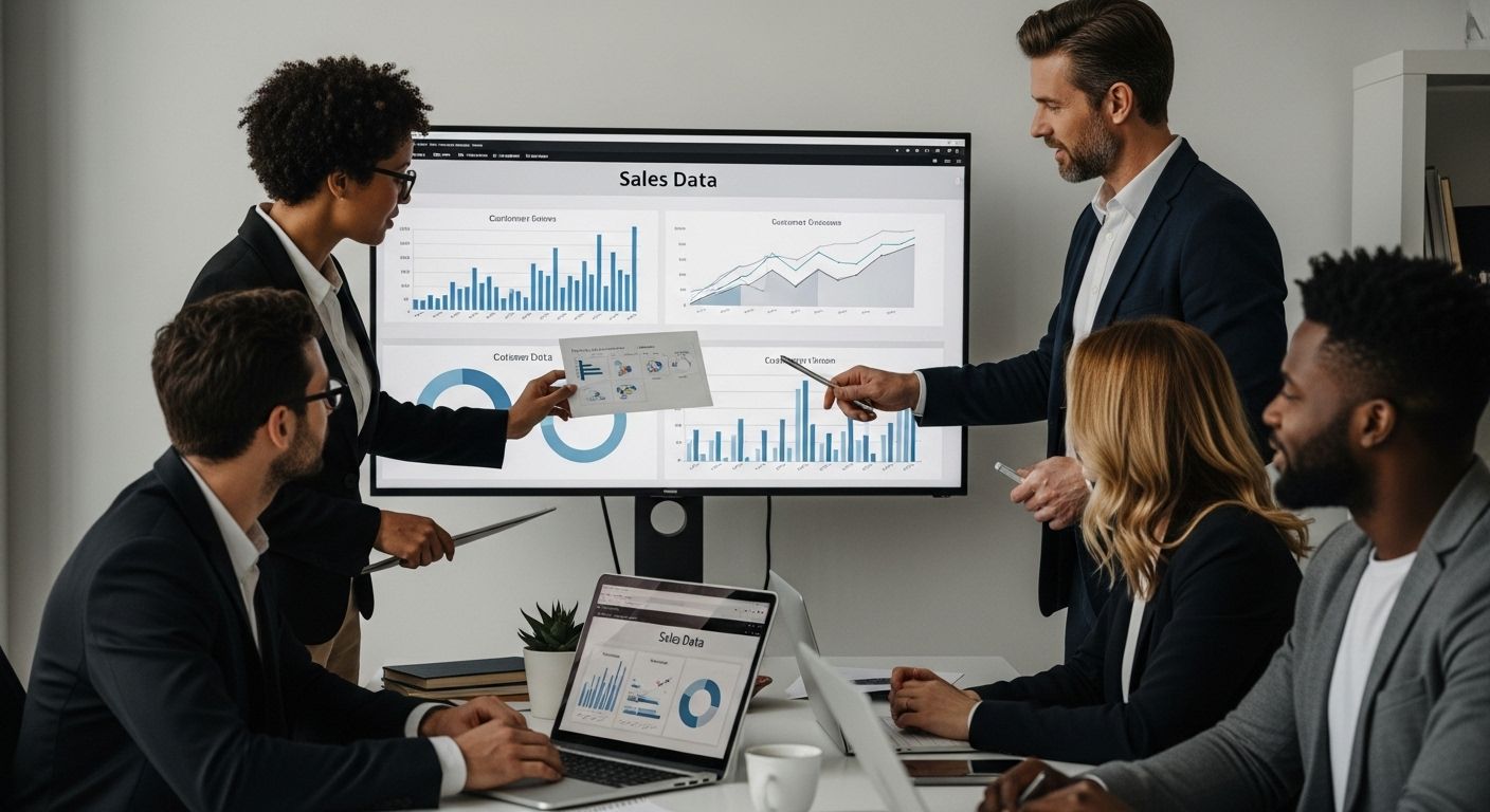sales data marketing teamwork