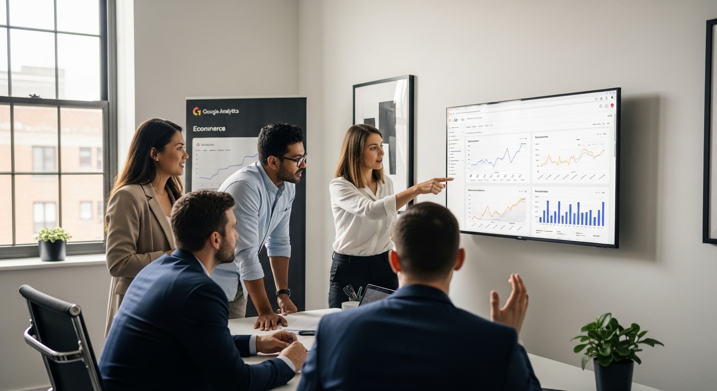 google analytics ecommerce team