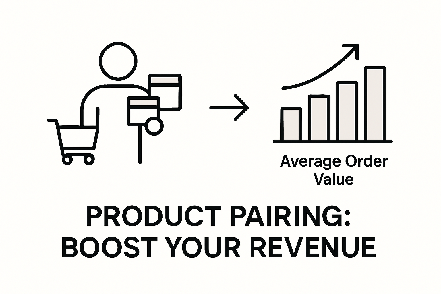 Infographic showing product pairing and AOV