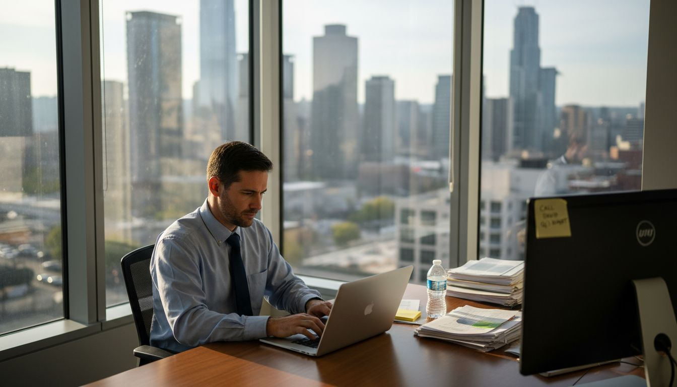 E-commerce analyst scrolling through sales data