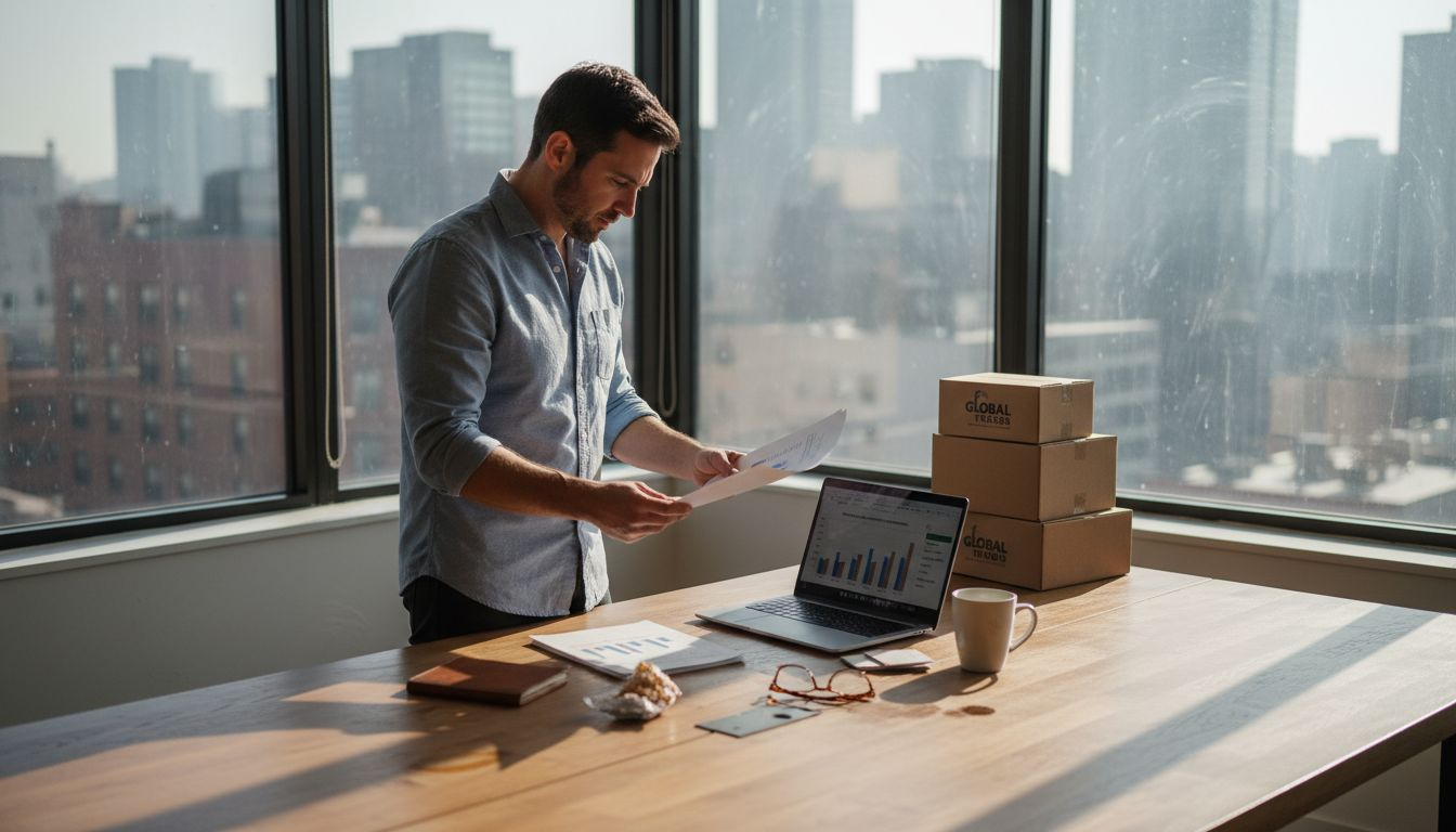 Ecommerce manager analyzing bundling report