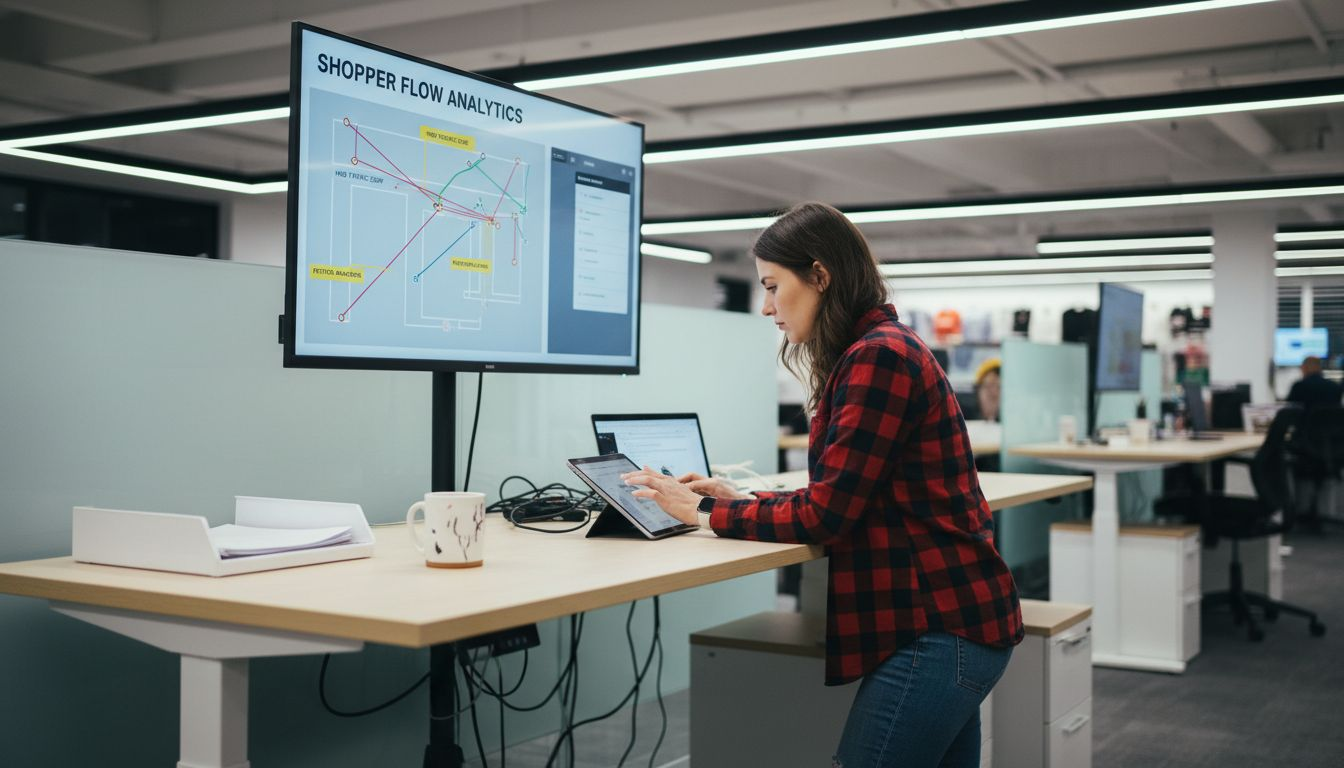 Retail analyst using AI agent dashboard