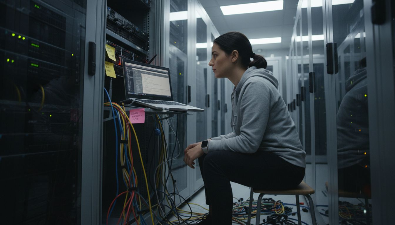 IT specialist running plugin stress test