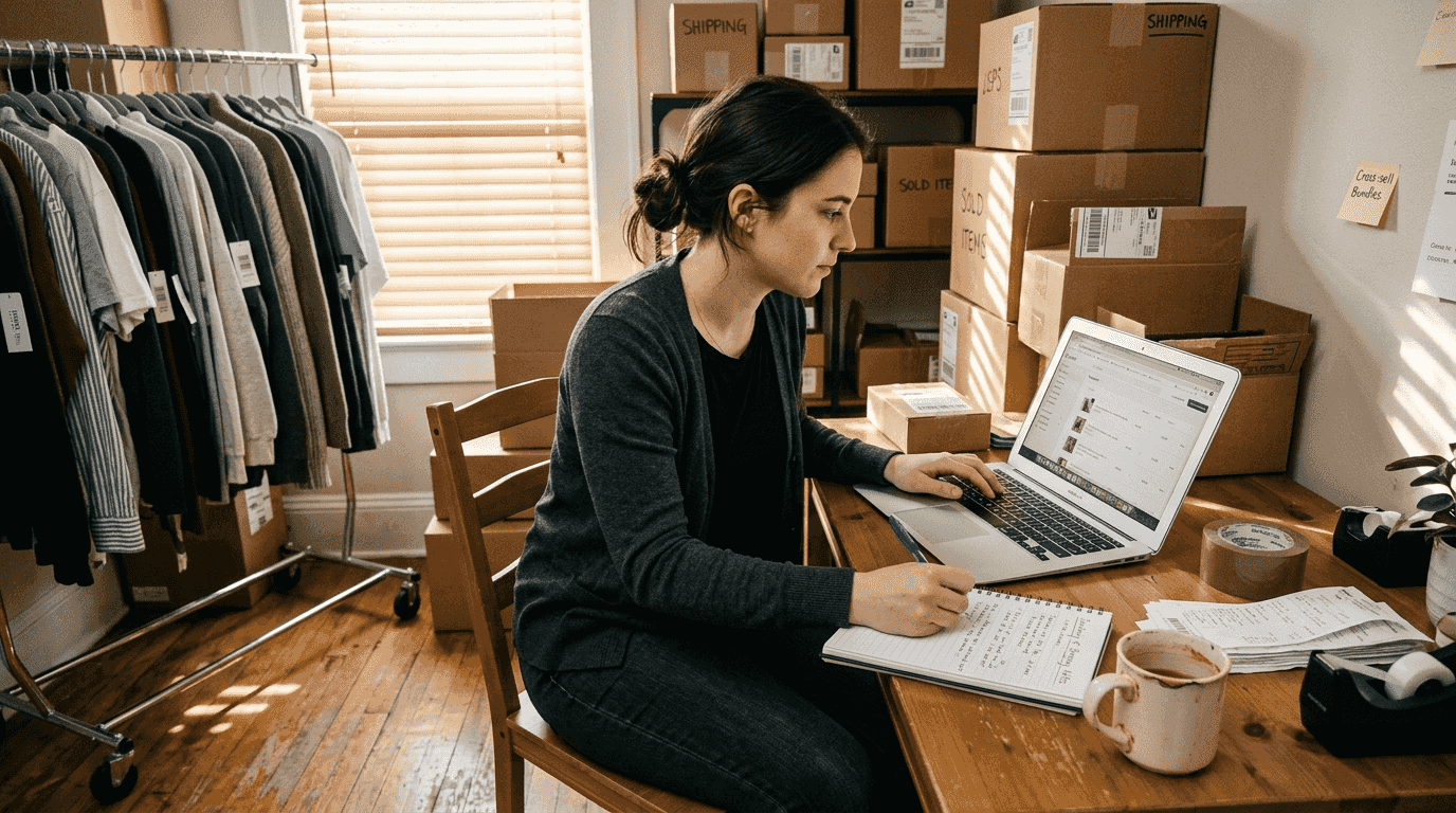 Online seller planning product bundling