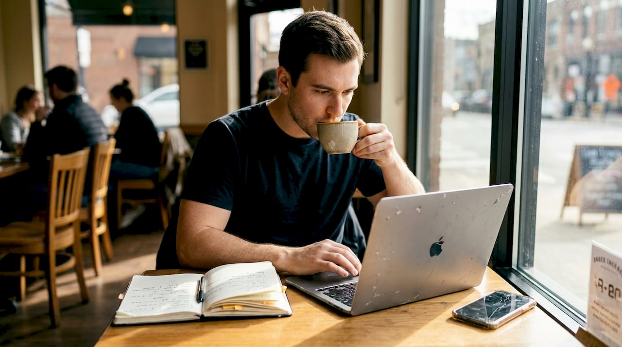 SaaS product analyst examining user behavior data