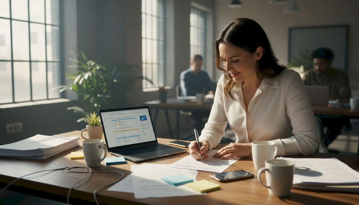 E-commerce manager working with customer segmentation