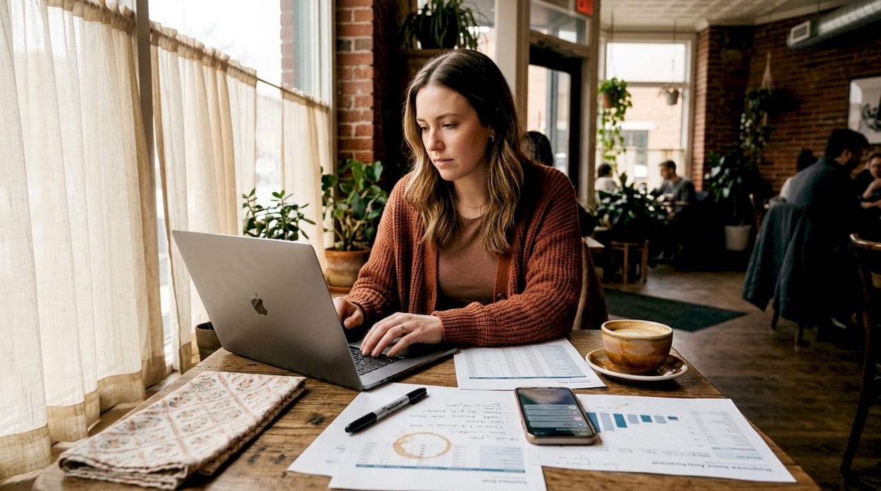 Analyst manually reviews Shopify customer spreadsheet