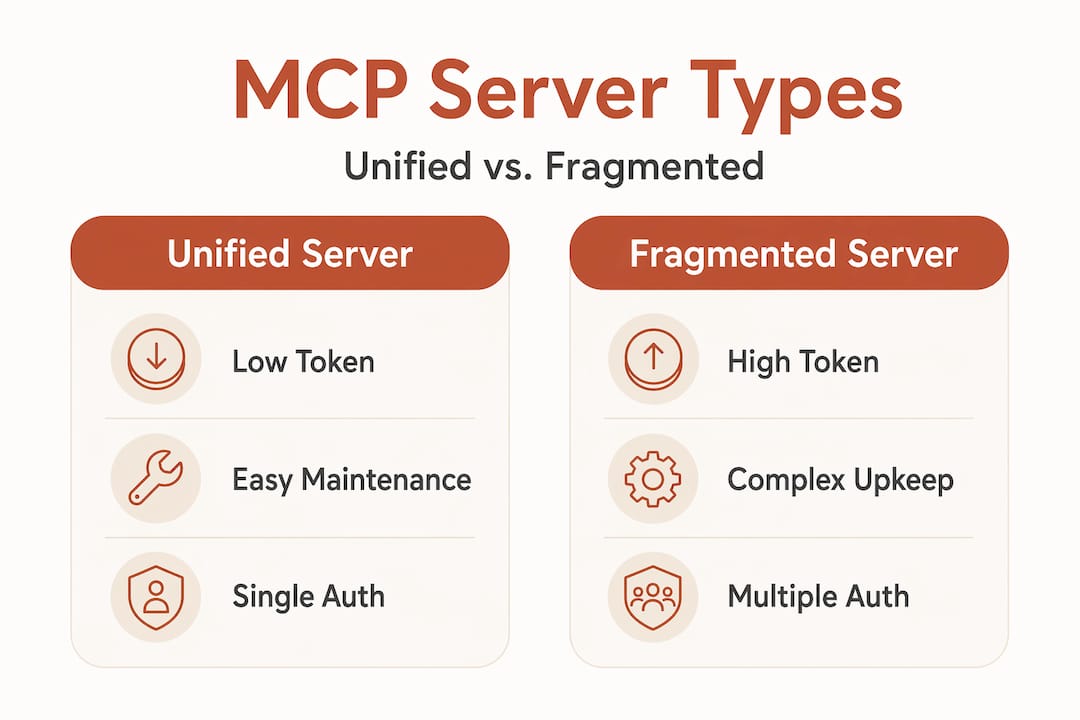 Infographic compares MCP server architectures