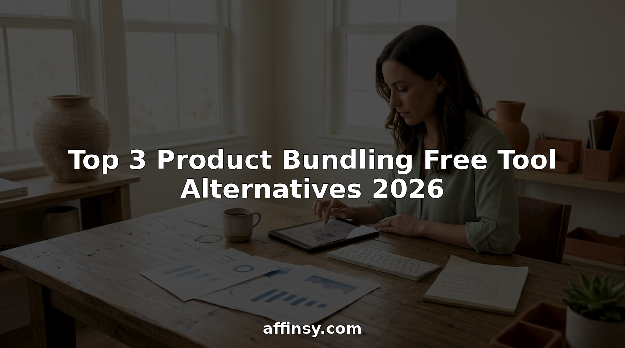 Professional woman analyzing product bundling strategy at desk