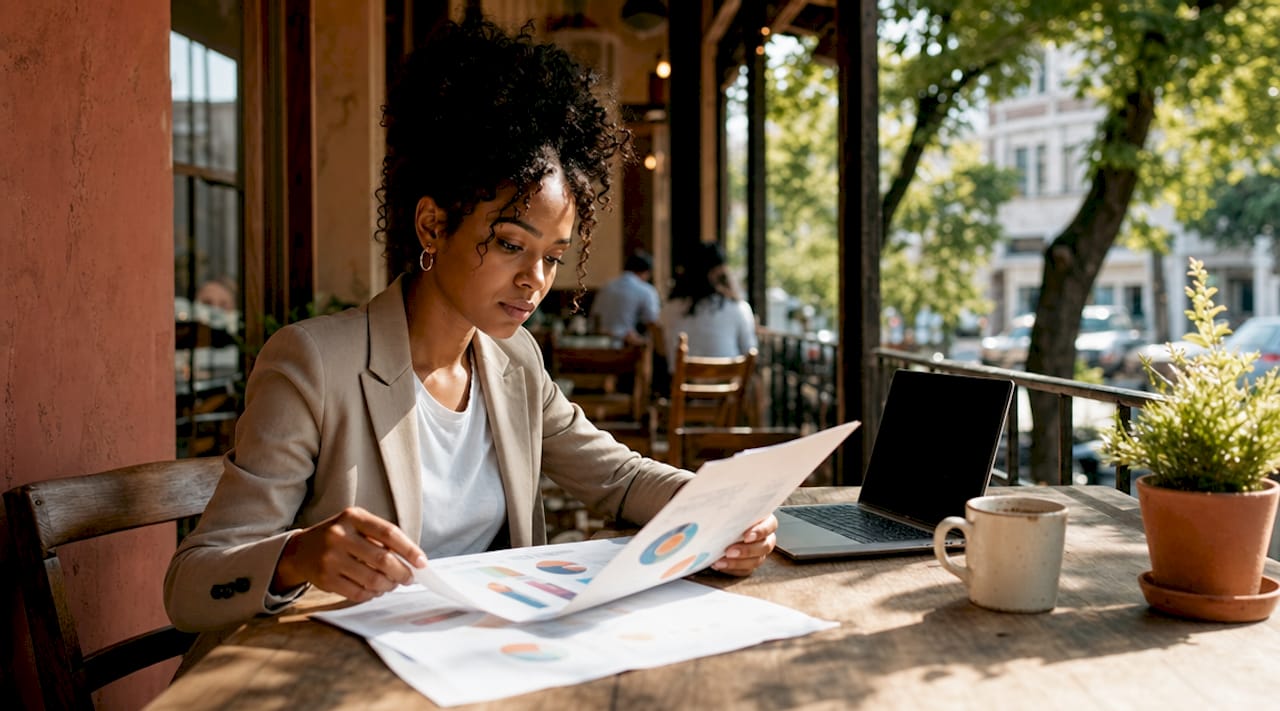 Woman analyzing ecommerce customer segmentation reports