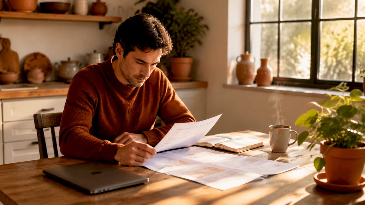 Retail manager working on SaaS platform at desk
