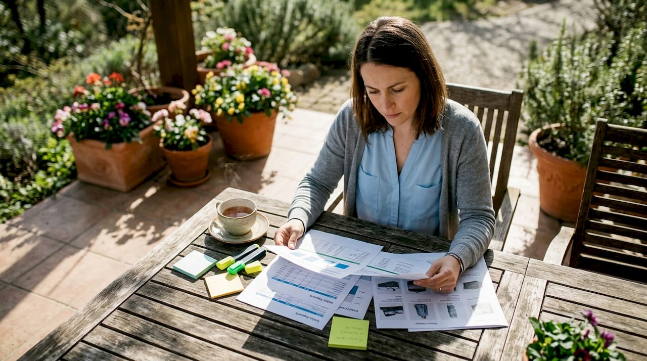 E-commerce manager reviewing product pairing reports