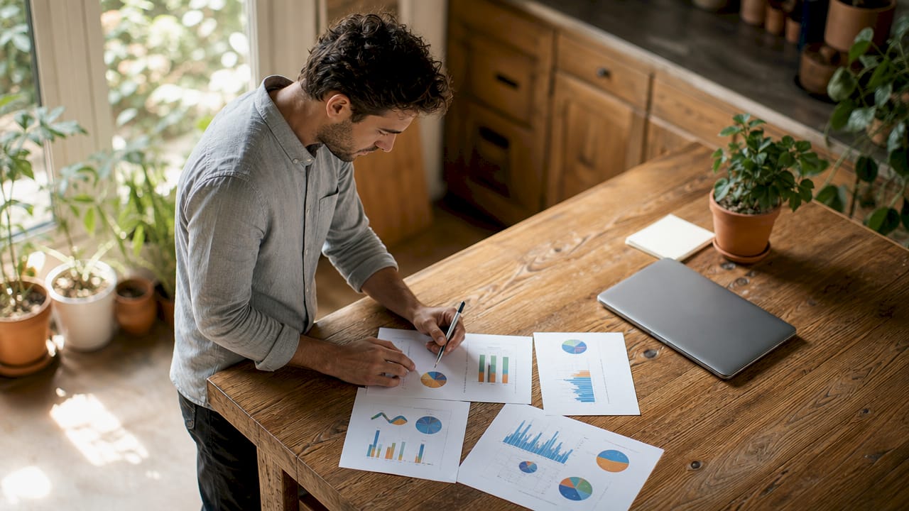 Ecommerce manager analyzing upselling strategies