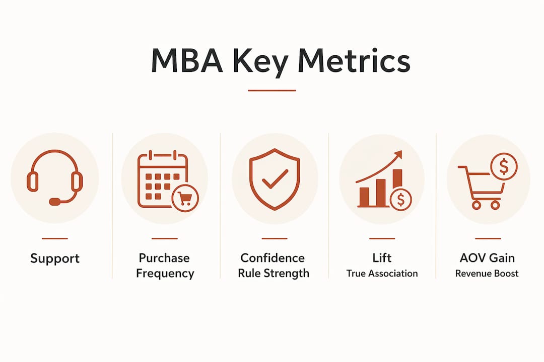 Infographic showing key MBA metrics and retail benefits