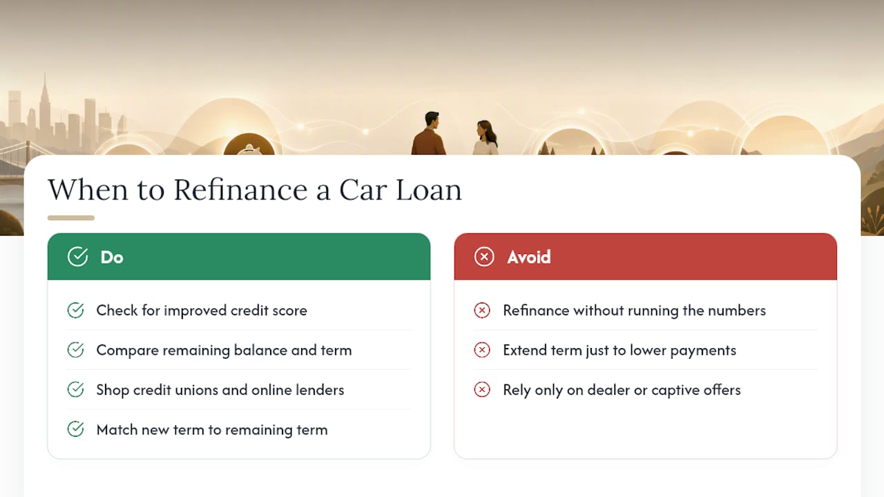 Can You Refinance Your Way Out of a 7% APR Car Loan? — overview diagram