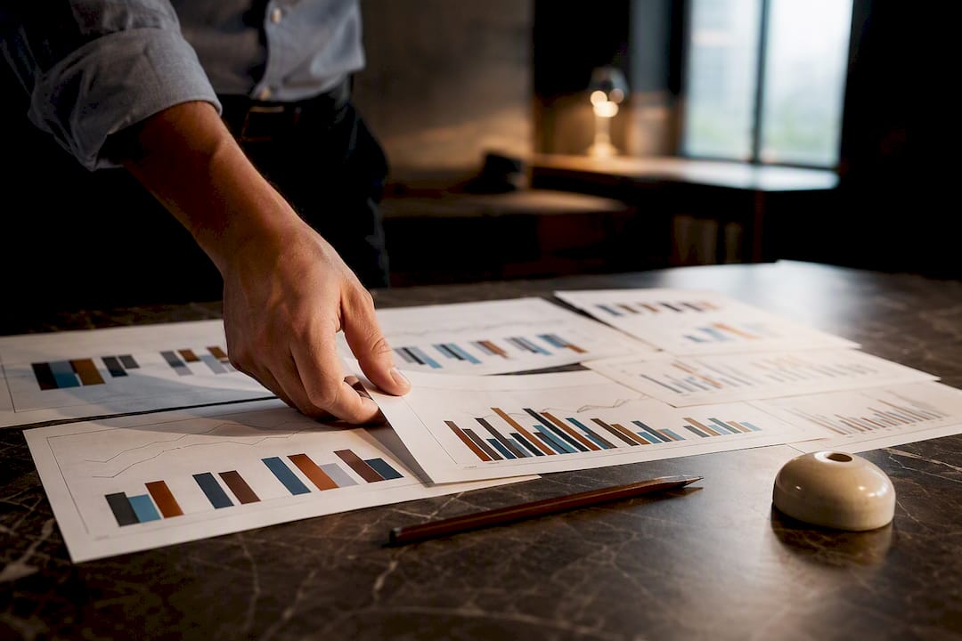 Anonymized auto loan rate charts on table