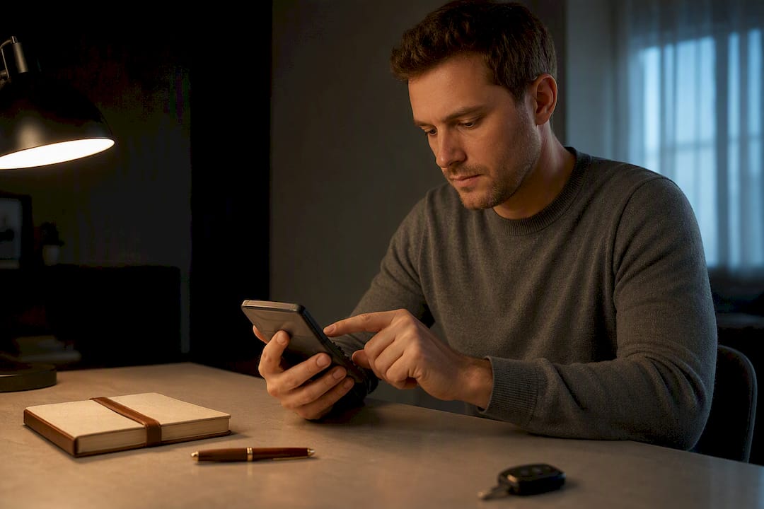 Buyer reviewing an auto loan offer