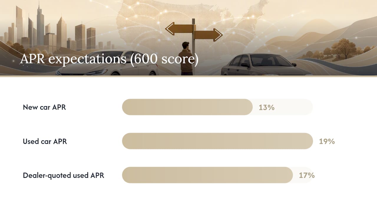 What APR Should You Expect With a 600 Credit Score? — overview diagram