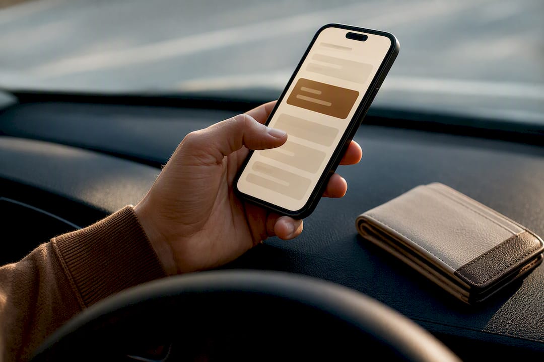 Buyer reviewing an auto loan rate