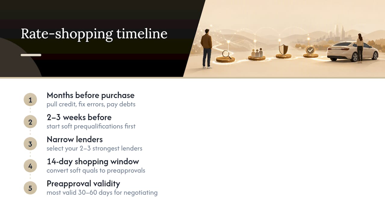 Fourteen-day auto loan rate shopping window