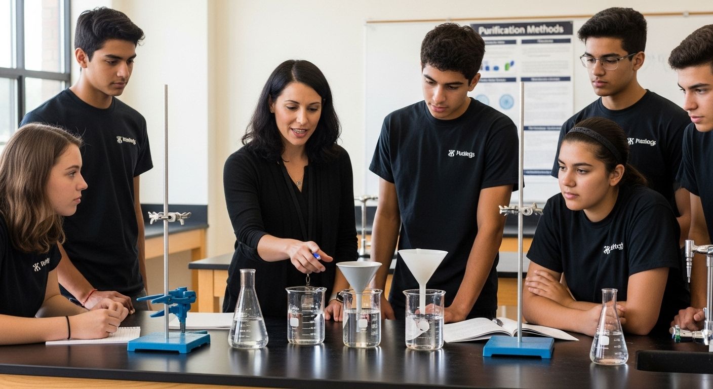 water purification demonstration classroom