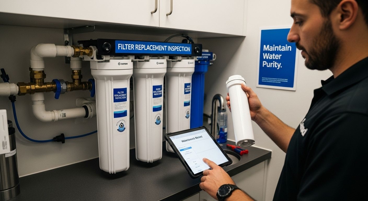 office water filter maintenance