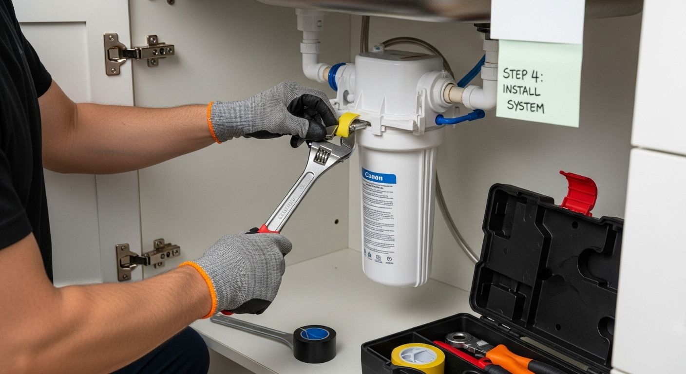 install under sink filter