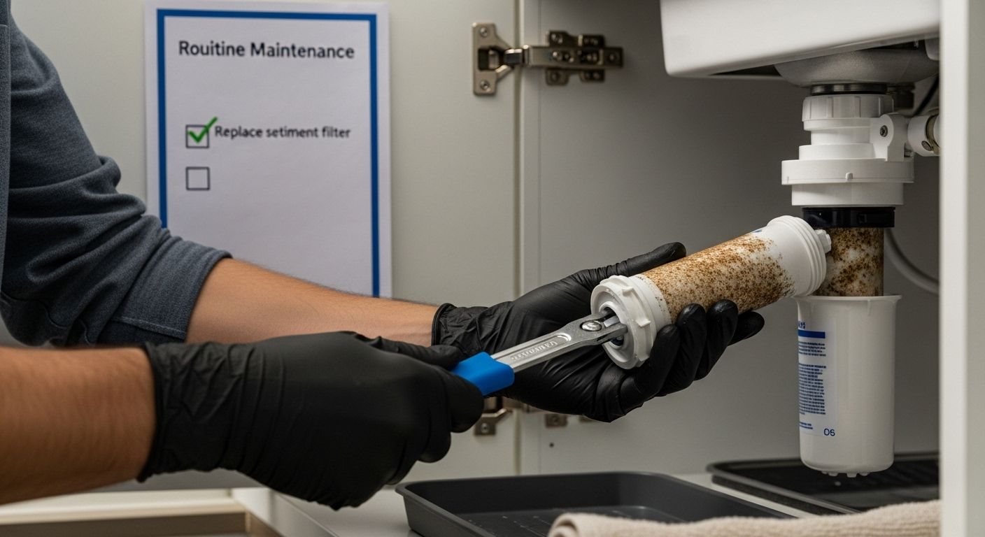 sediment filter replacement