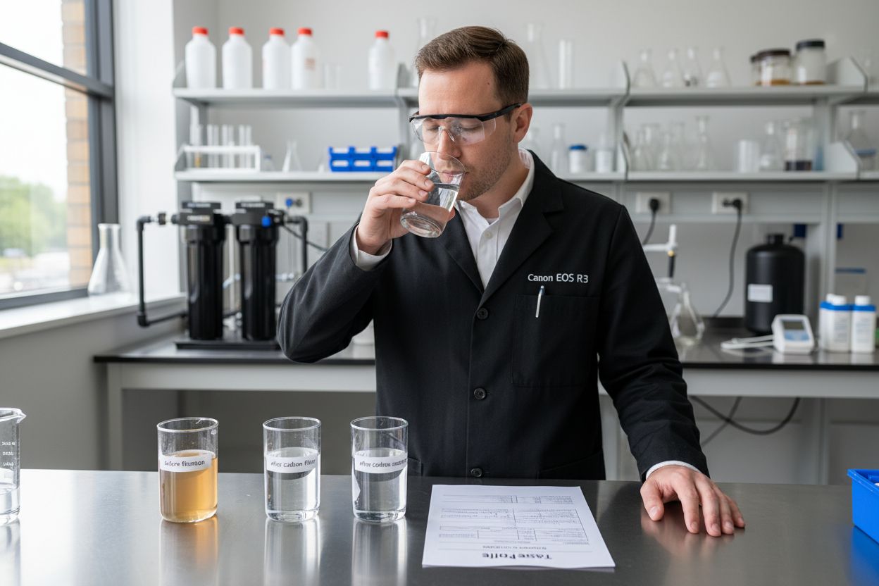 water taste testing lab