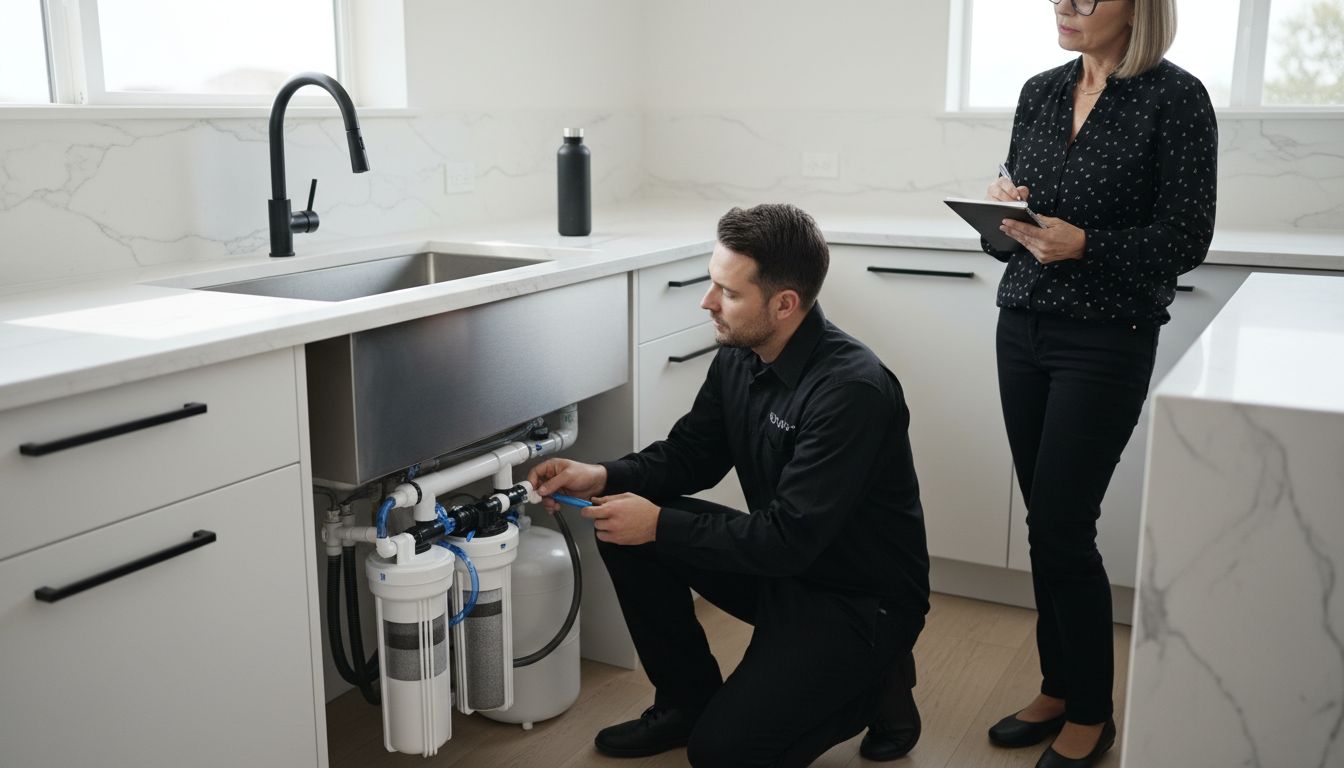 reverse osmosis installation