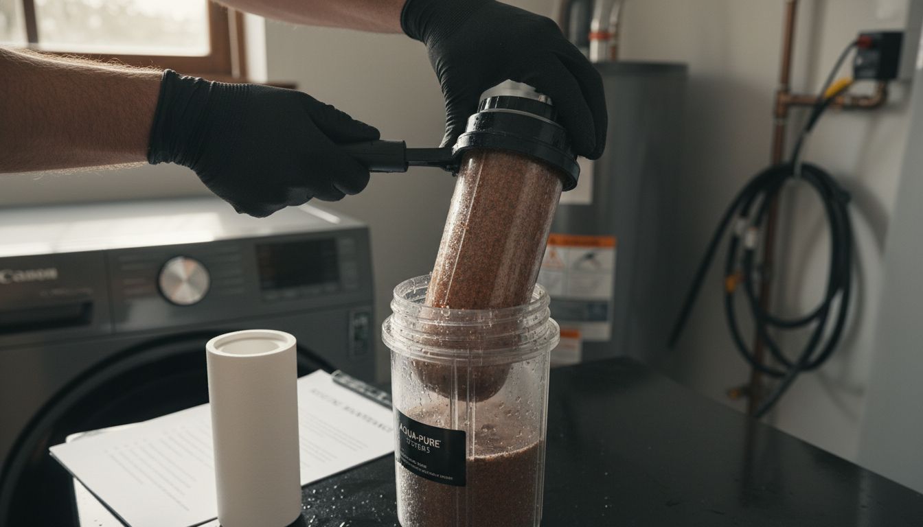 remove inspect water filter