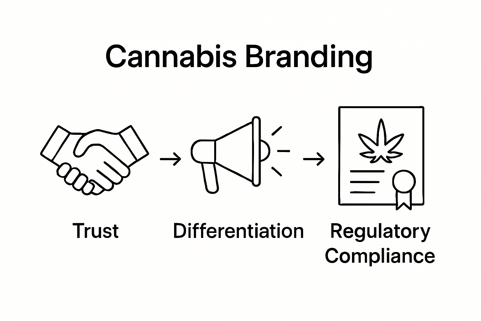 Three key elements of cannabis branding: trust, differentiation, compliance