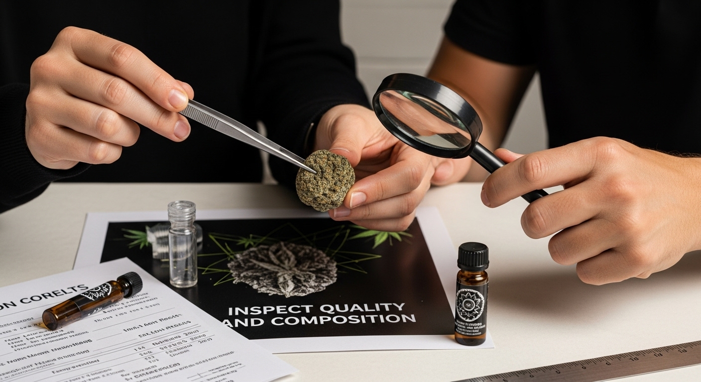 inspect moonrock quality