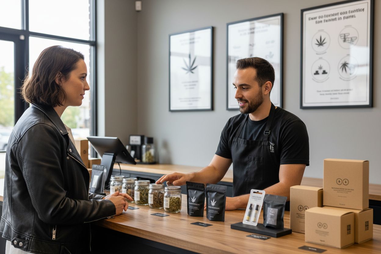 dispensary packaging display