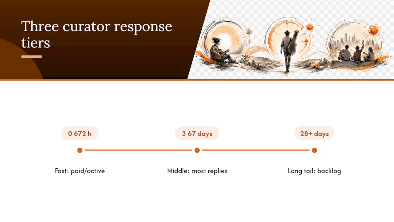 Three curator response time tiers