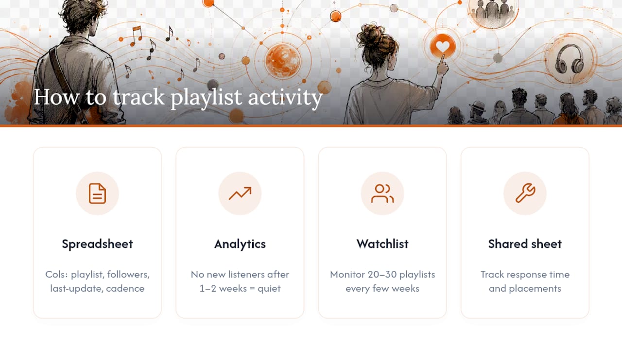 Keeping Track of Playlist Activity Over Time — overview diagram