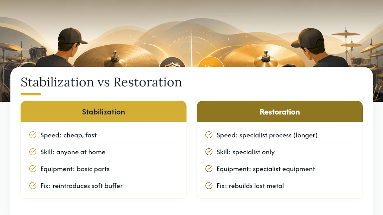 DIY stabilization versus professional restoration