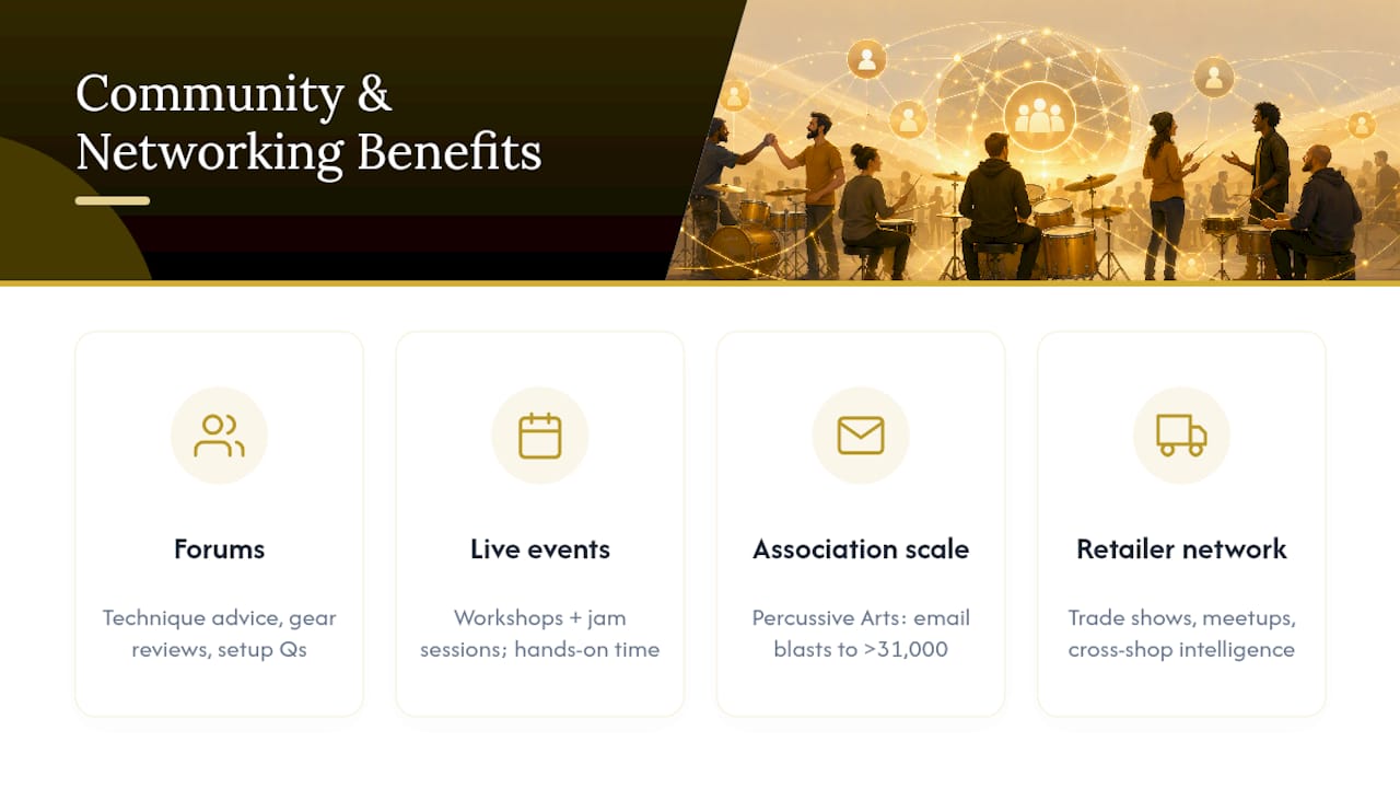 What Community and Networking Opportunities Come With Membership? — overview diagram