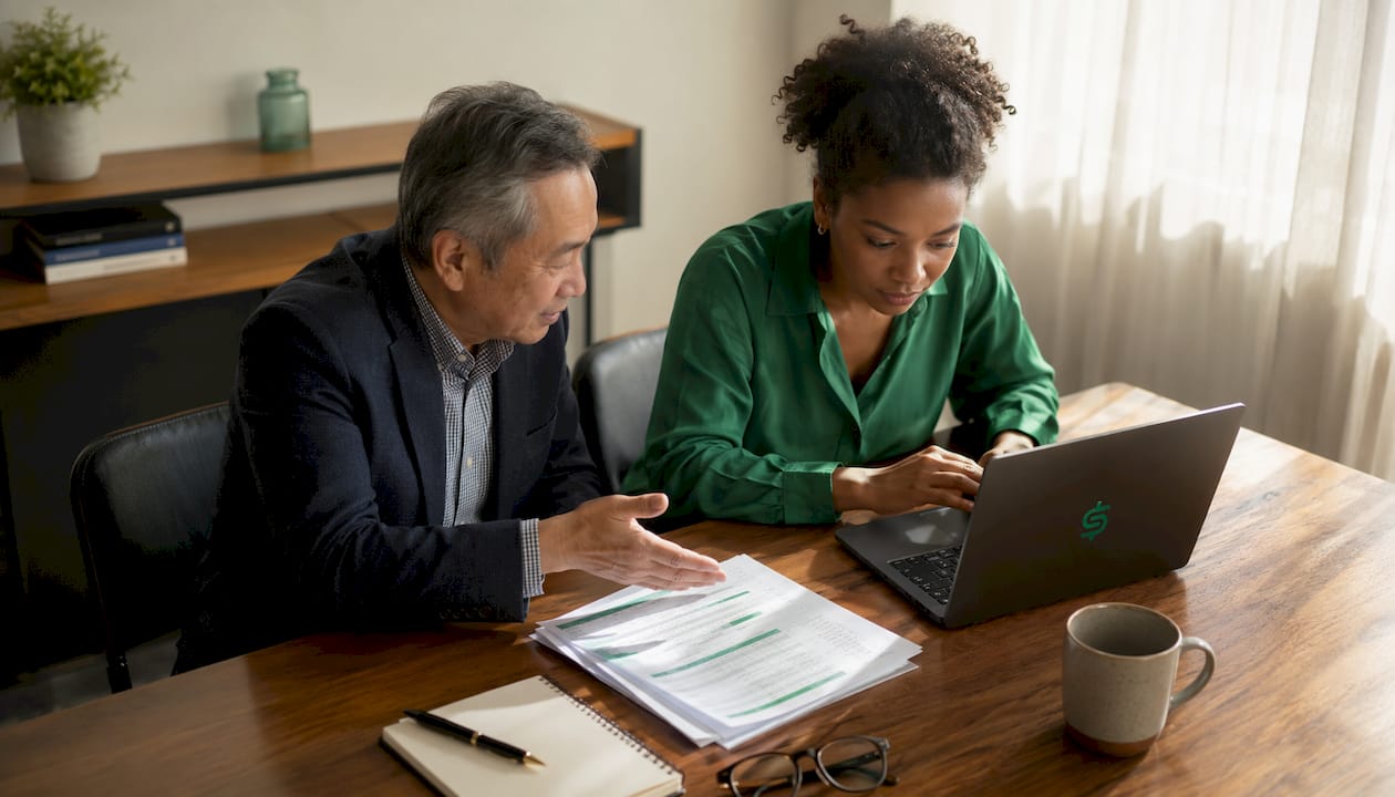 Hands collaborating on inventory workflow