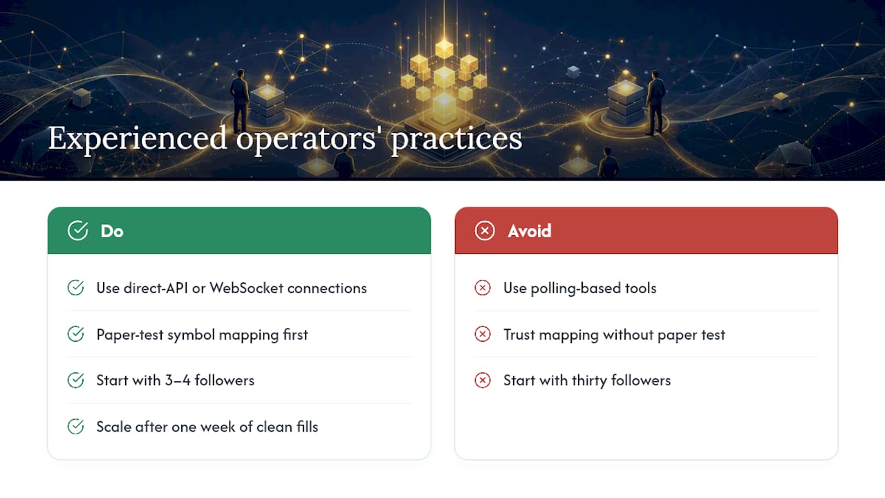 What Experienced Multi-Account Operators Get Right — overview diagram